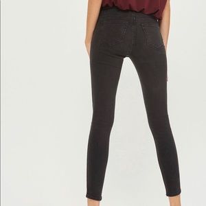 Washed Black Topshop Sidney Jeans